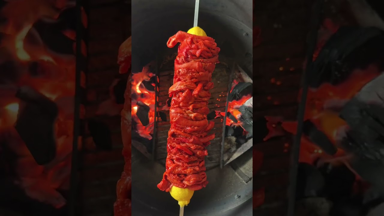 Tandoori Masala Pork Loin Shawarma on the Weber Rotisserie