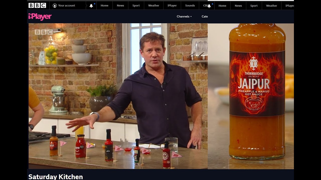 Saturday Kitchen - The Smokey Carter - Hot Sauce Tasting
