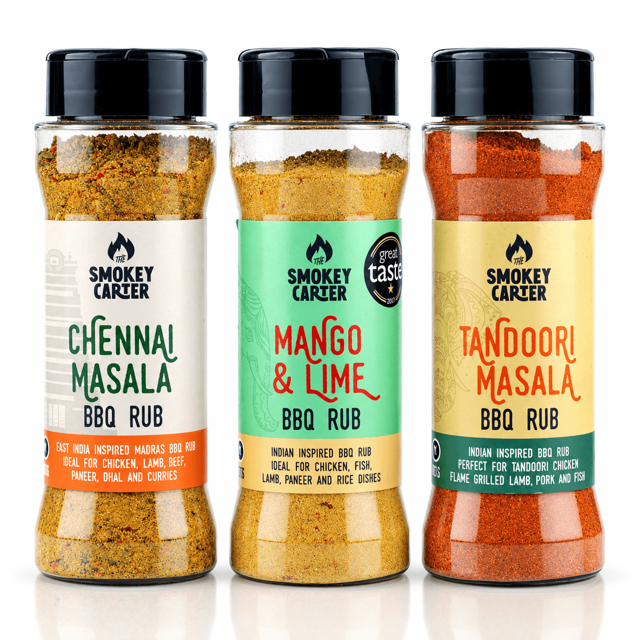 indian inspired bbq rub combo