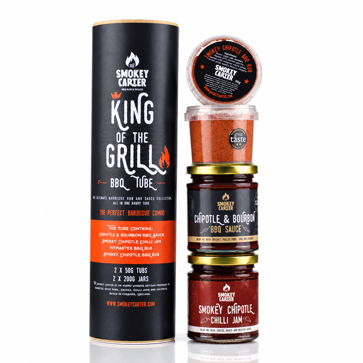 korean style bbq rub and sauce tube