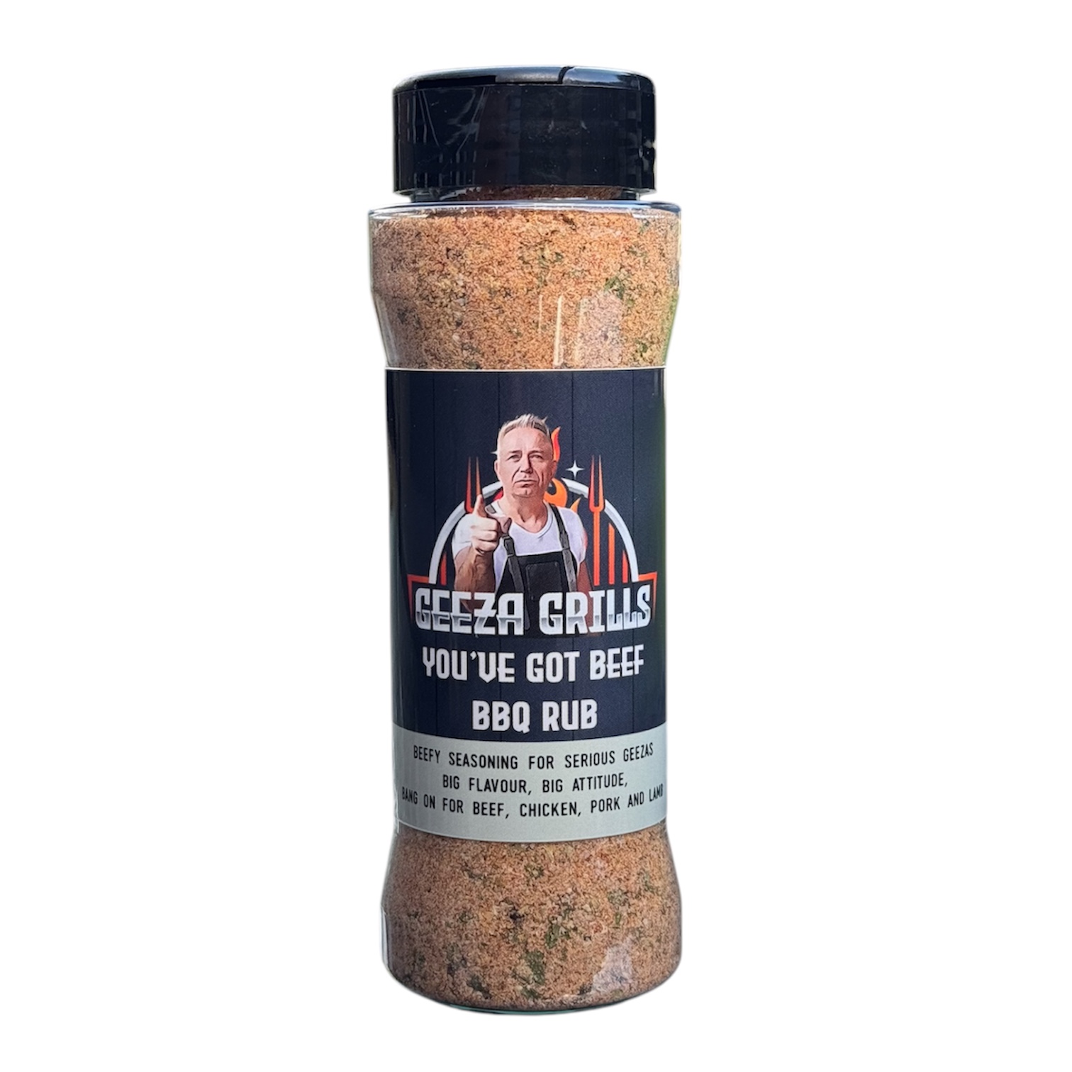 you've got beef bbq rub shaker geeza grills collab