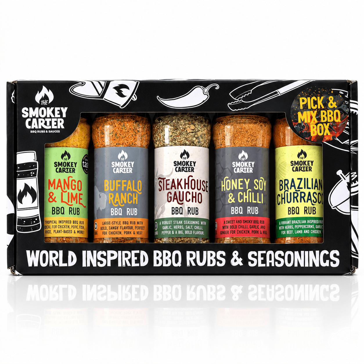 build your own bbq rub seasoning set