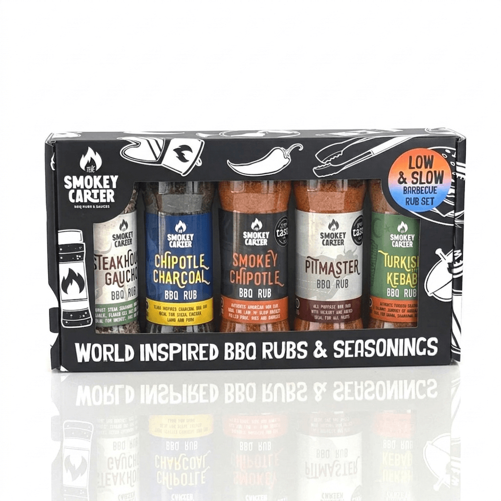 low & slow barbecue rub seasoning set