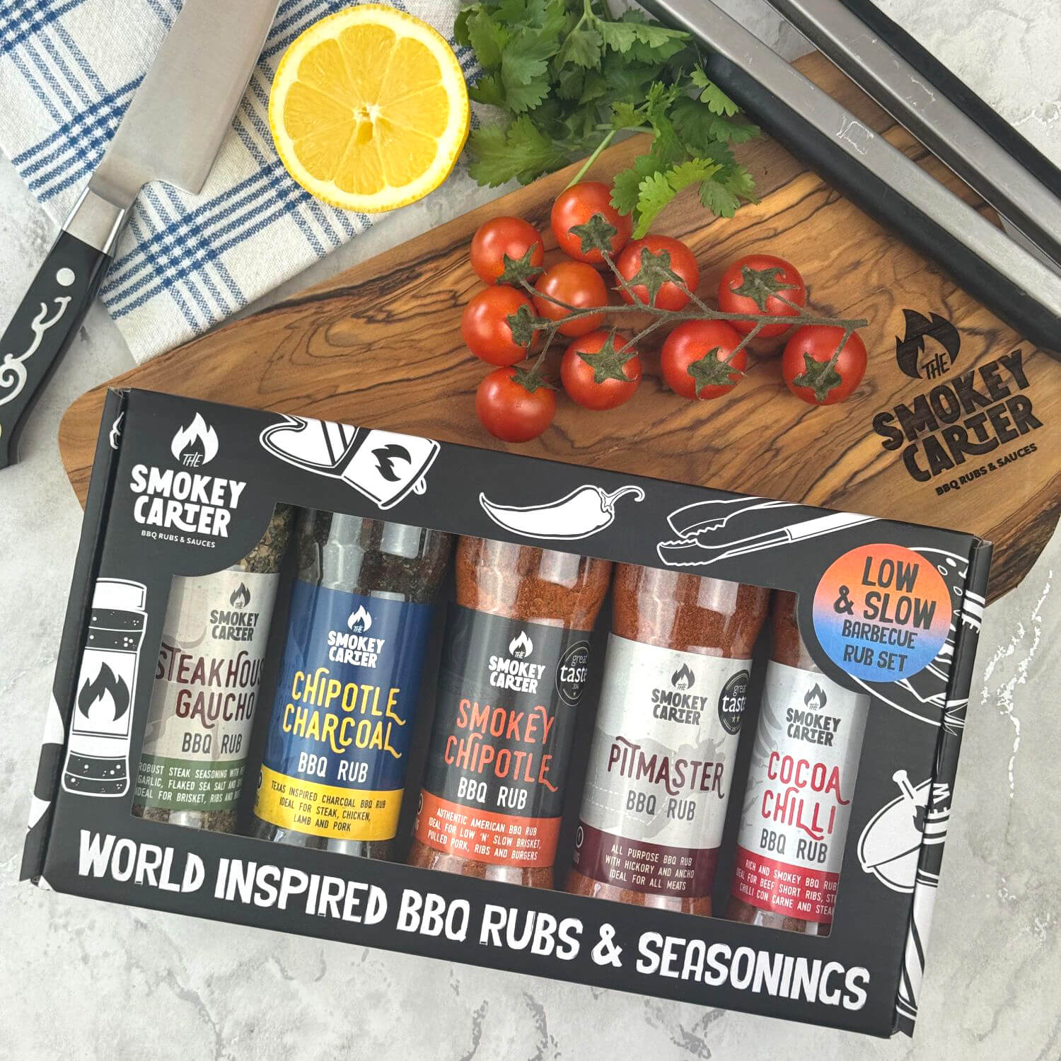 Low Slow Barbecue Rub Seasoning Set The Smokey Carter