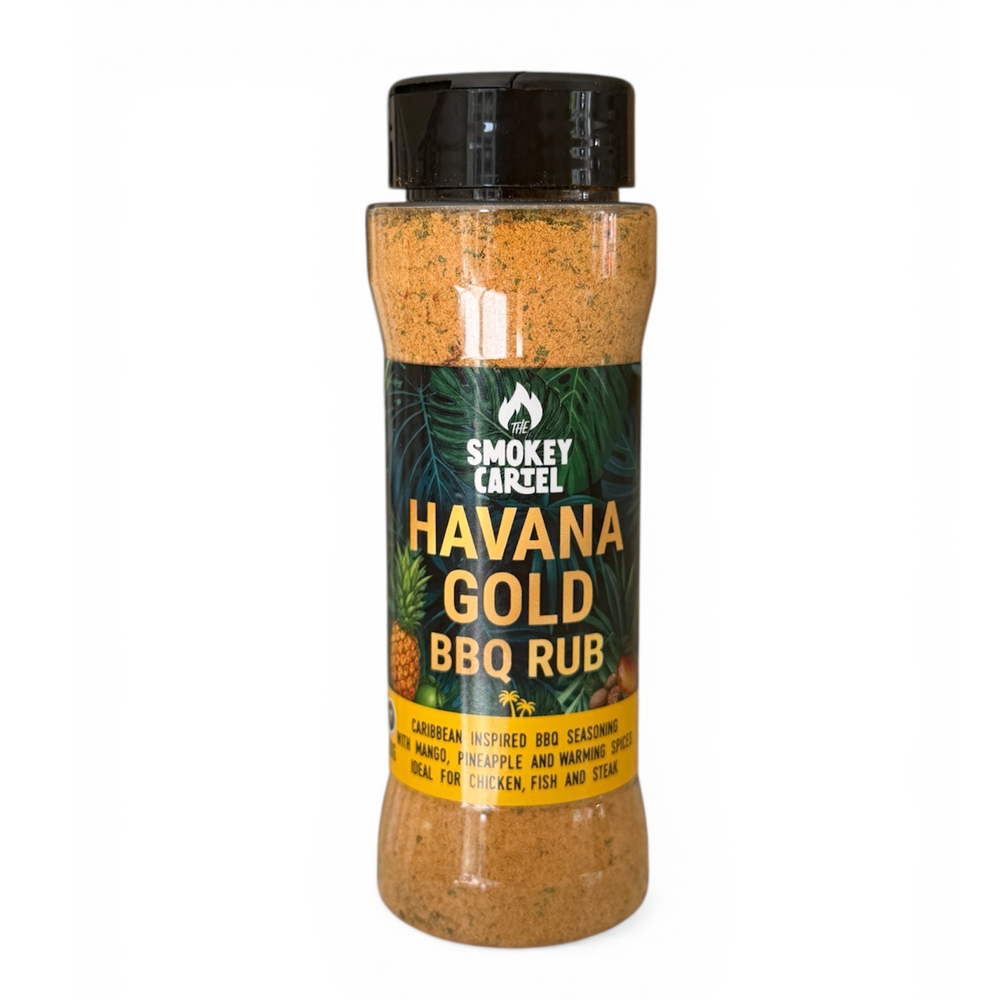 havana gold bbq rub shaker